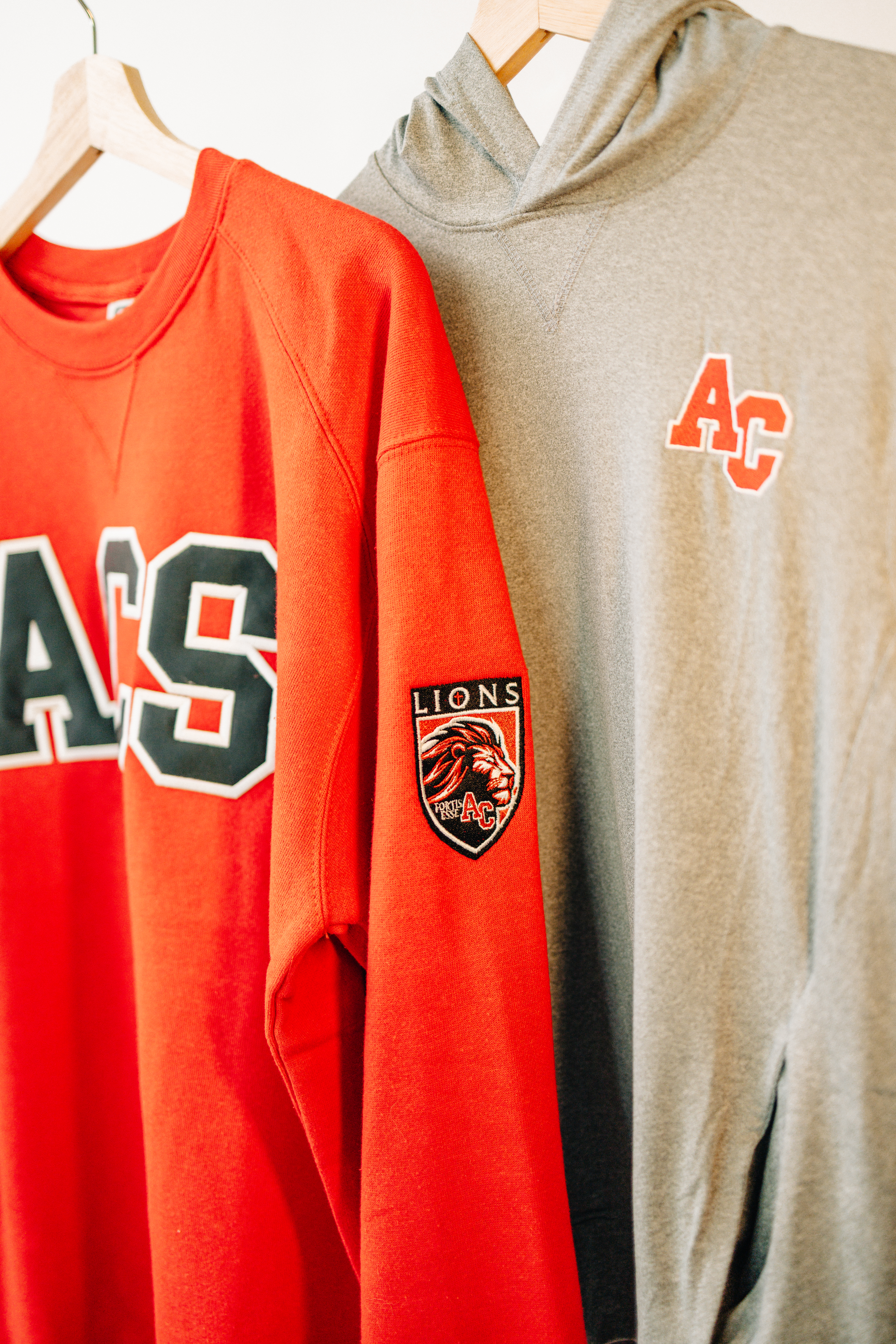 Detail of premium printed custom apparel