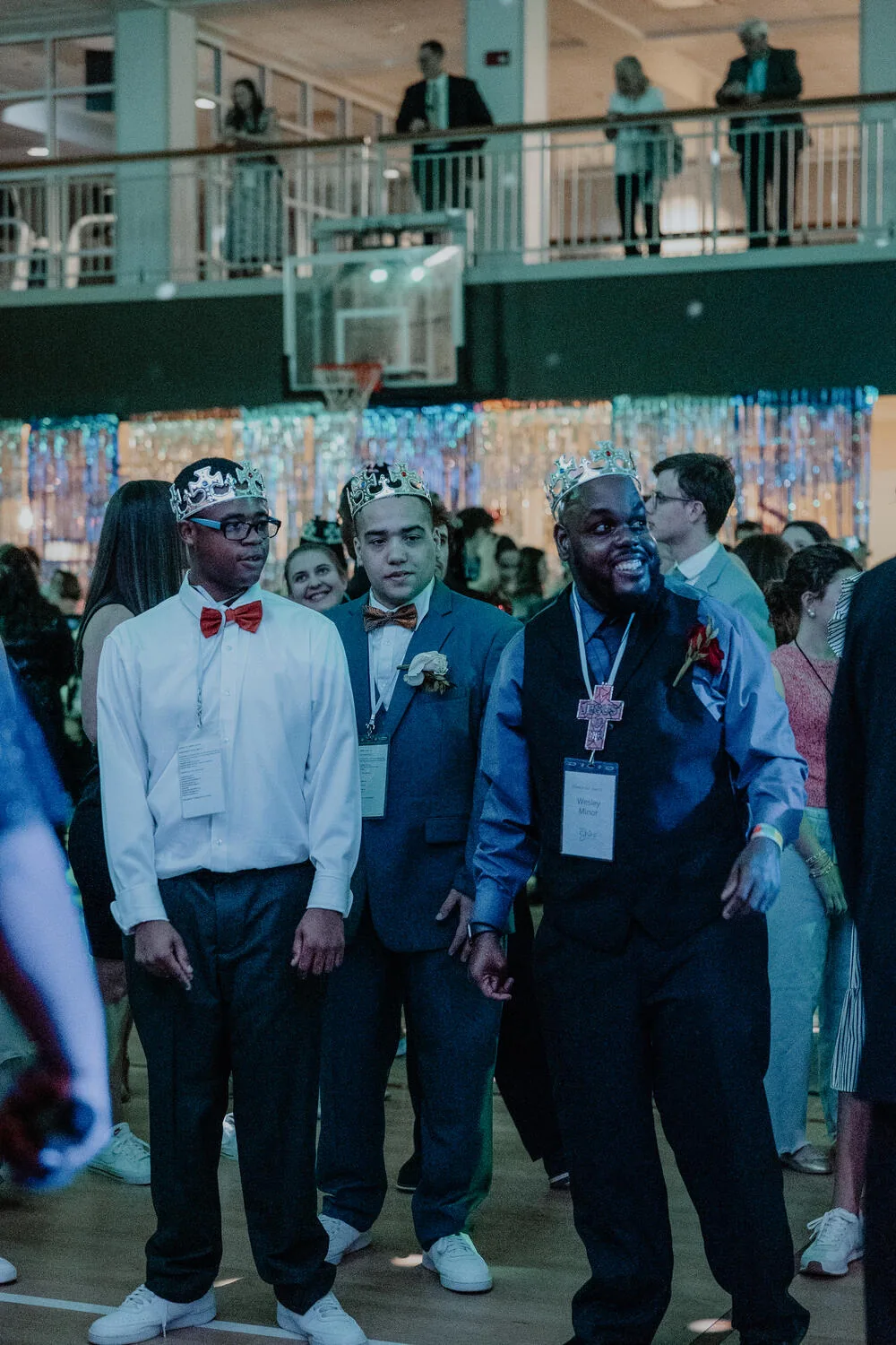 A group of guests together.