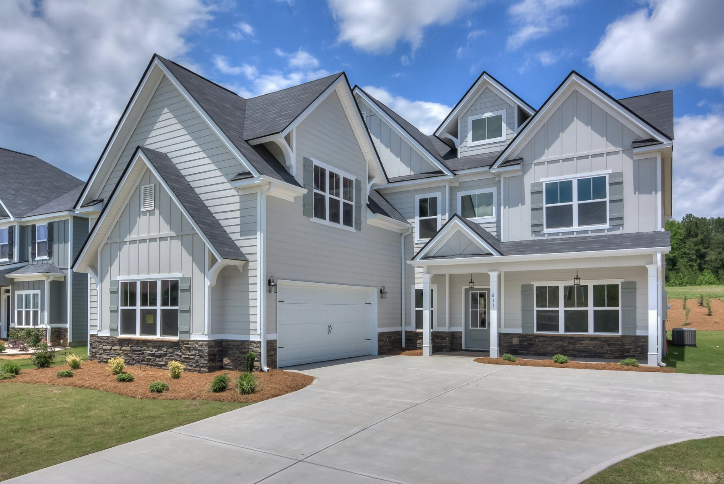 Modern home exterior showcasing quality craftsmanship